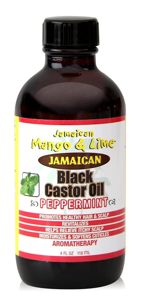 Jamaican Mango and Lime Black Castor Oil Peppermint 4 oz