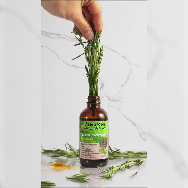 Jamaican Mango and Lime Black Castor Oil Rosemary 4 fl. oz.
