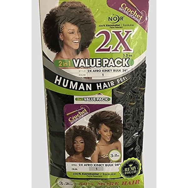 Janet Collection Afro Kinky Bulk Synthetic Hair Braids 24 Inch