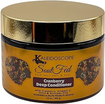 Kaleidoscope SoulFed Cranberry Deep Conditioner 12 Oz. Moisturizing