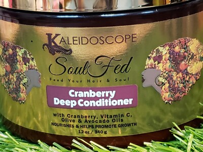 Kaleidoscope SoulFed Cranberry Deep Conditioner 12 Oz. Moisturizing