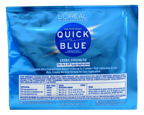 L'Oréal Paris Quick Blue Powder Lightener, Large 1 Oz