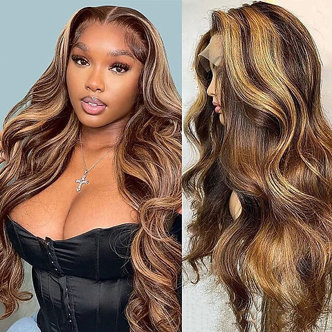 Long Brown Lace Front Wig