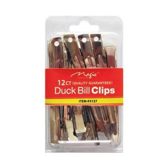 MAGIC COLLECTION - 12 Duck Bill Clips Count