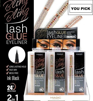 MAGIC COLLECTION Bling Bling Lash Glue Black Eyeliner