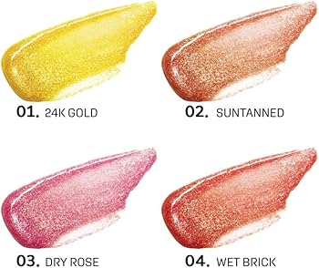 Magic Collection Glowy Lip Gloss LIP55, 1 Fl Oz, Pack of 4