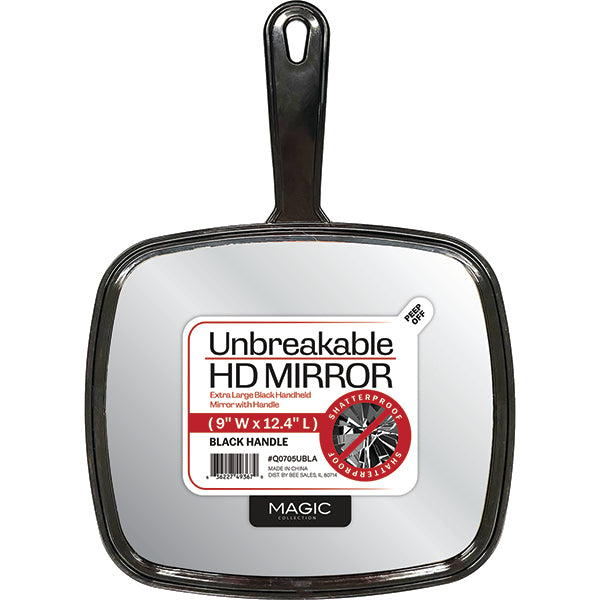 Magic Collection Hand Mirror X-Large Black