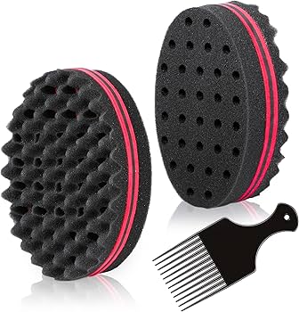 Magic Hair Brush Sponge mini red and yellow