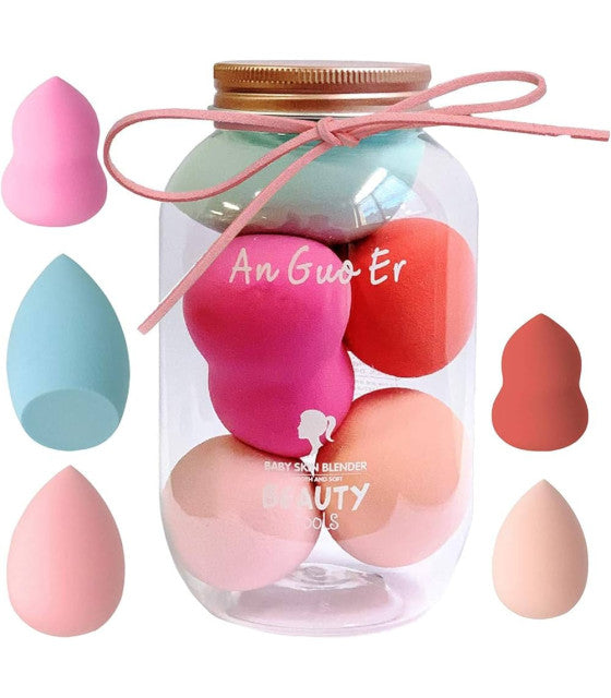 Makeup Sponge Jar Set