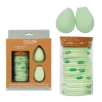Makeup Sponge Jar Set