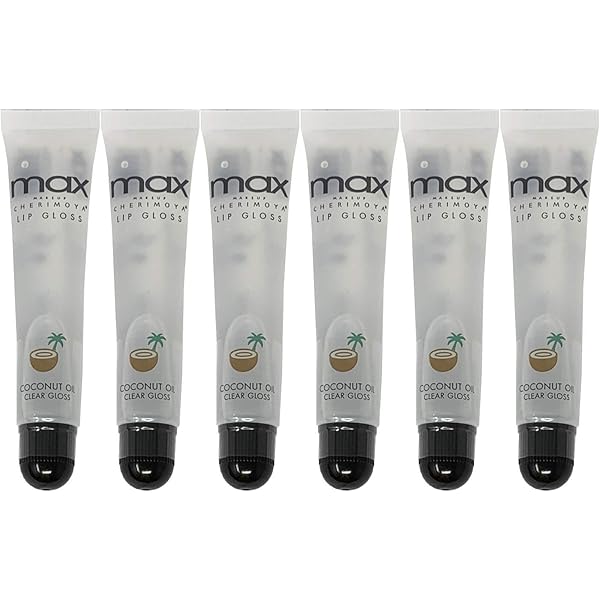Max Makeup Cherimoya Clear Lip Gloss