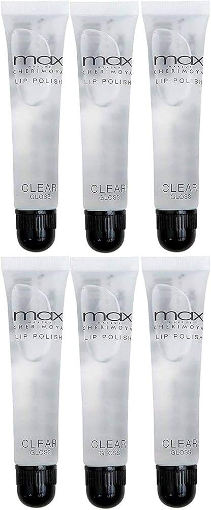 Max Makeup Cherimoya Clear Lip Gloss