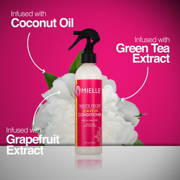Mielle White Peony Leave-in Conditioner 8 OZ