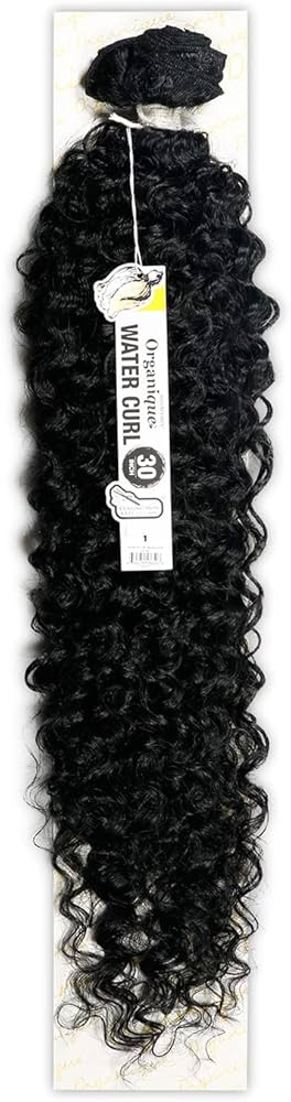 MilkyWay Organique Mastermix Water Curl 24 Weave 1B Off Black