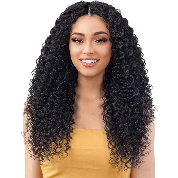 MilkyWay Organique Mastermix Water Curl 24 Weave 1B Off Black