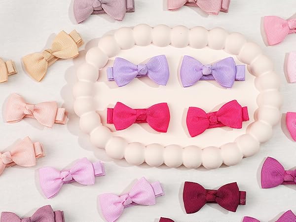 Nicole Bow Hair Clips Set
