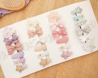 Nicole Bow Hair Clips Set