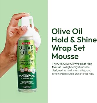 ORS Olive Oil Hold & Shine Wrap/Set Mousse