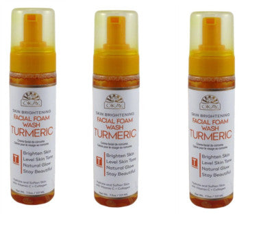 Okay Pure Naturals Turmeric Face Wash 7.5 Oz Skin Brightening