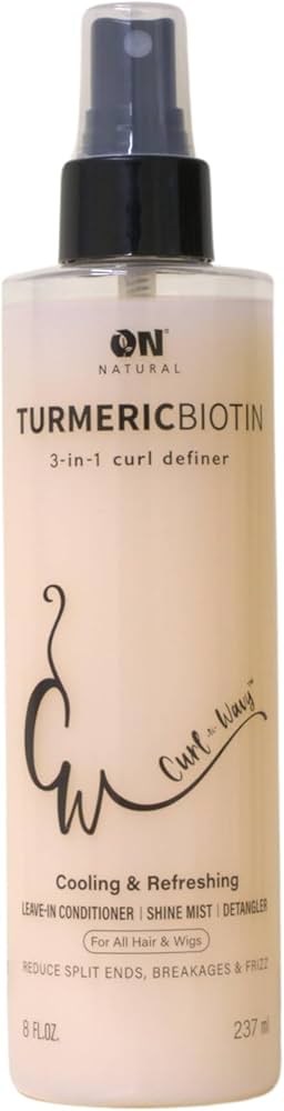 On Natural Curl-N-Wavy Curl Definer, 8 Fl Oz, Pack of 1