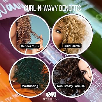 On Natural Curl-N-Wavy Hair Enhancer Cherry Blossom 3.38oz