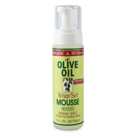 Organic Root Stimulator Olive Oil Mousse, Hold & Shine, 7 oz
