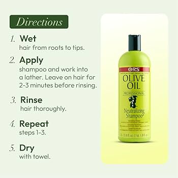 Olive Oil Rice water & Electrolytes Shampoo 16 Oz