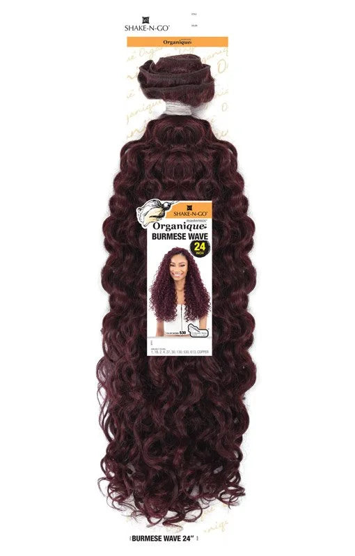 Organique Burmese Hair Bundle P4/30 or 1B/30