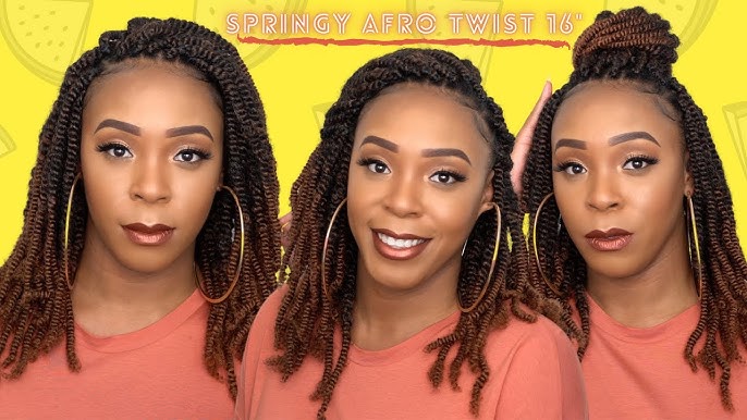 Outre 3X Springy Afro Twist Synthetic Braid 16"