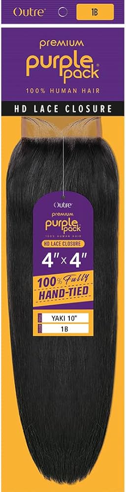 Outre Human Hair Purple Pack Yaki 10" #1