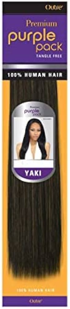 Outre Human Hair Purple Pack Yaki 10" #1