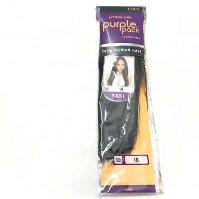 Outre Purple Pack Yaki 10" Human Hair Weave, #4