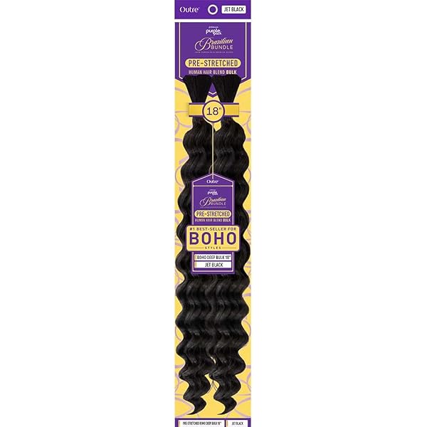 Outre Purple Pack Yaki 10" Human Hair Weave, #4