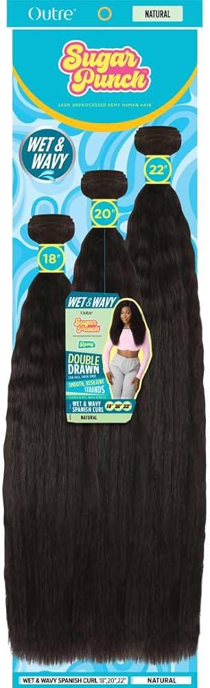 Outre Sugar Punch Wavy Hair Extensions 3 Pack
