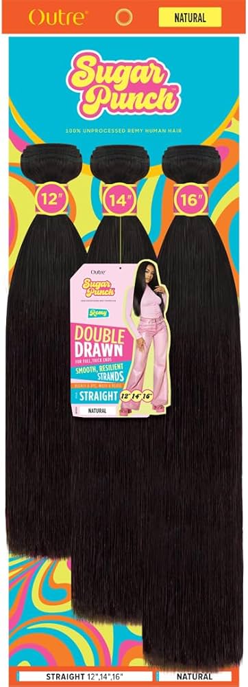 Outre Sugar Punch Wavy Hair Extensions 3 Pack