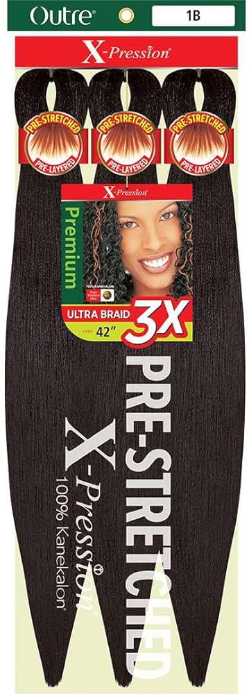 Outre X-Pression Kanekalon Pre Stretched Braid 42
