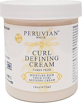 PERUVIAN White Curl Defining Cream, Pack of 2, 16 OZ