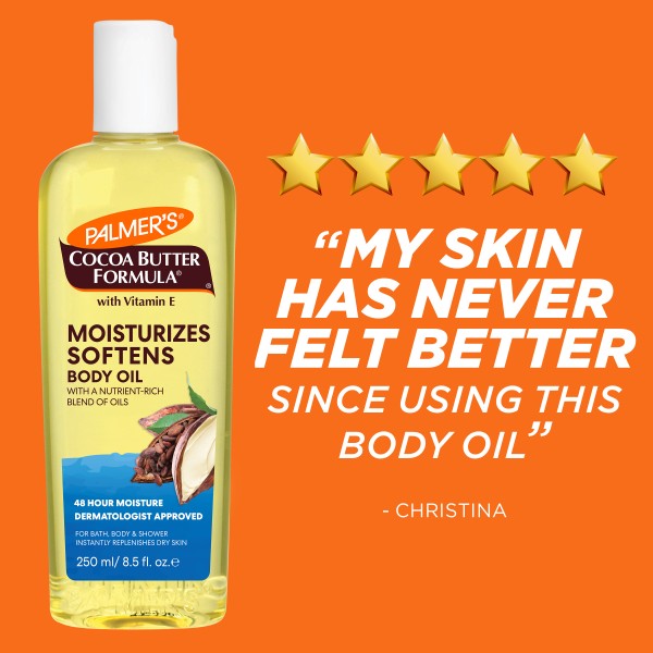 Palmer's Cocoa Butter Body Oil 8.5 Fl Oz with Vitamin E