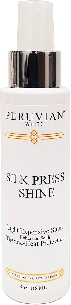 Peruvian White Silk Press Shine