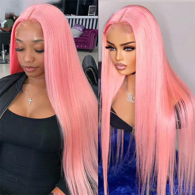 Pink Lace Front Wig