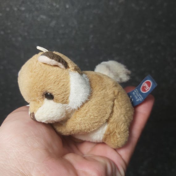Plush Raccoon Keychain Set
