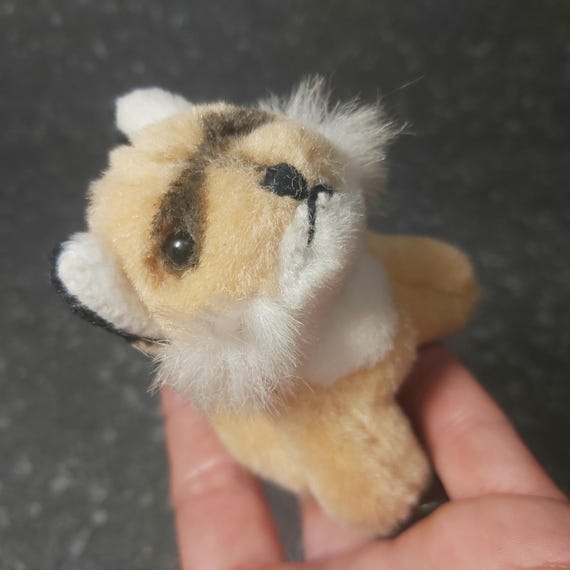Plush Raccoon Keychain Set