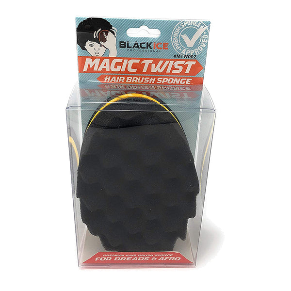 Premium Hair Brush Sponge medium size blue