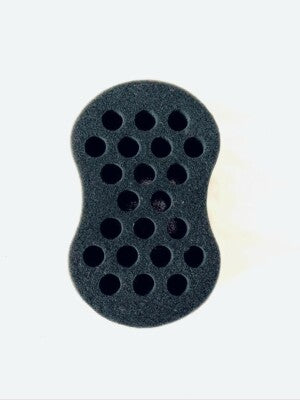 Premium Hair Brush Sponge medium size blue