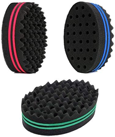 Premium Hair Sponge for Dreads medium size red
