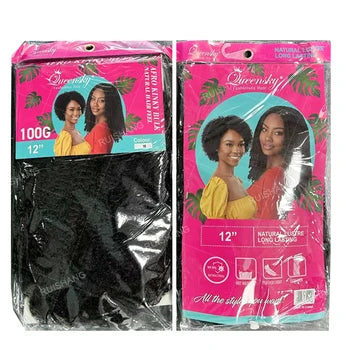 Queensky Afro Kinky Bulk Hair