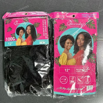 Queensky Afro Kinky Bulk Hair #27