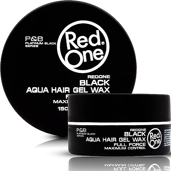 Red One Black Aqua Hair Wax 150ml Platinum Styling Pomade