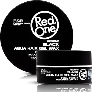 Red One Black Aqua Hair Wax 150ml Platinum Styling Pomade