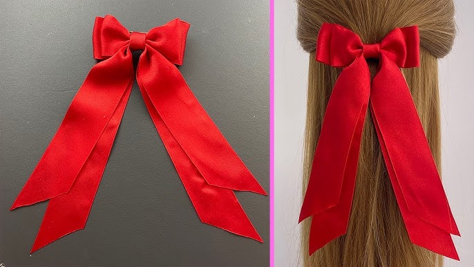 Pastel Assorted Ribbon Bow Hair Clips